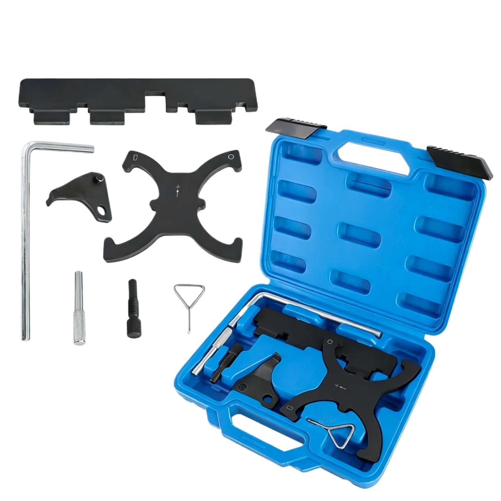 Herramientas Ajuste Motor Compatible Con Ford Para C-Max Para Fiesta Para Focus 1.6 TI-VCT 1.6 Duratec Para EcoBoost Kit De Herramientas De Ajuste De Bloqueo De Sincronización Del Motor