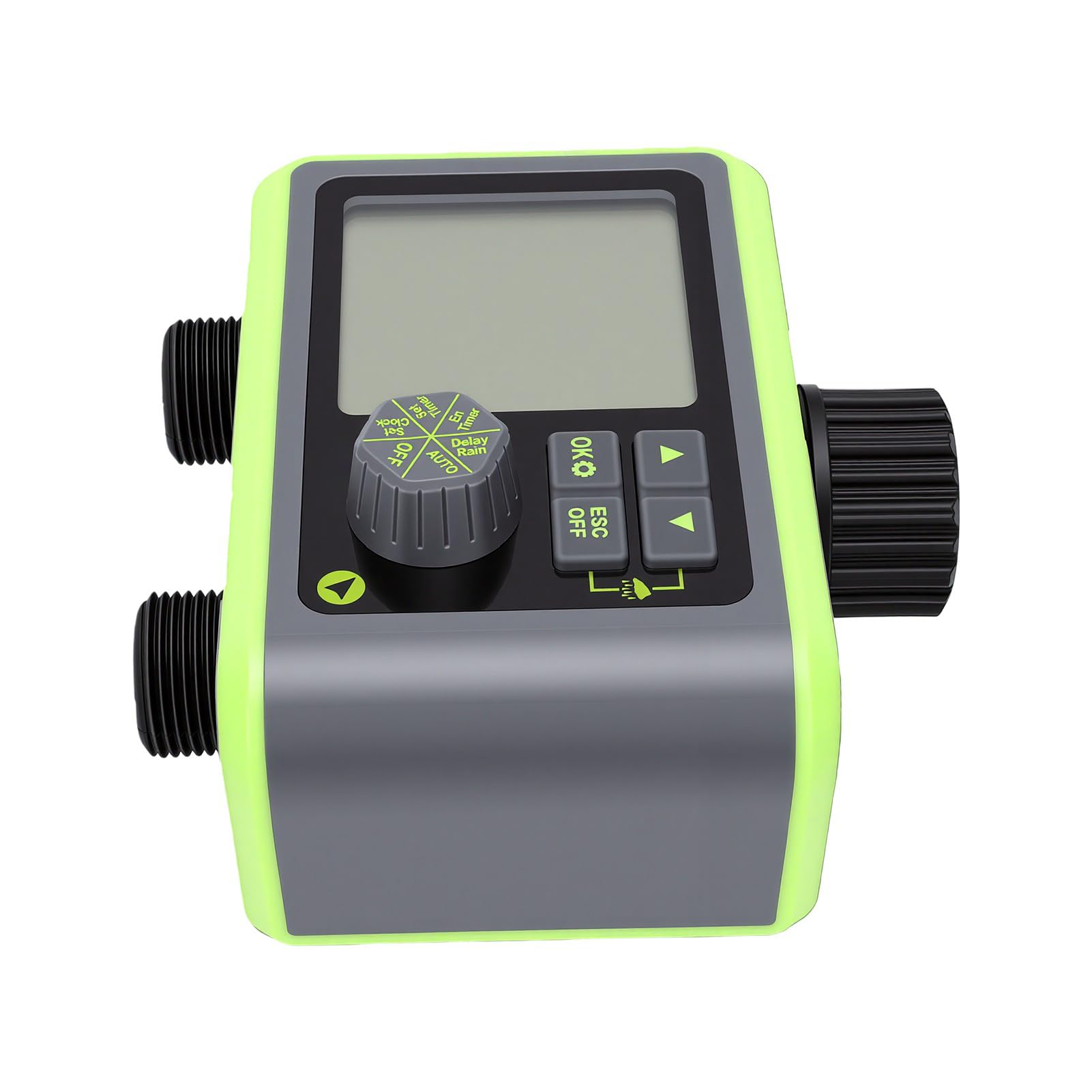 Generic Timer Irrigazione Automatica Timer Irrigatore a 2 Zone con Programmi Personalizzati per Giardini e Balconi Durata Massima 599 Minuti