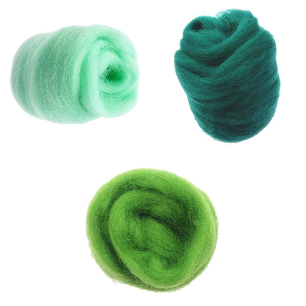CALANDIS™ 30g Handmade Wool Top Fibre Roving for Needle Felting Materials | Roving Wool & Fibers | Spinning & Felting | Needlecrafts & Yarn-image-28