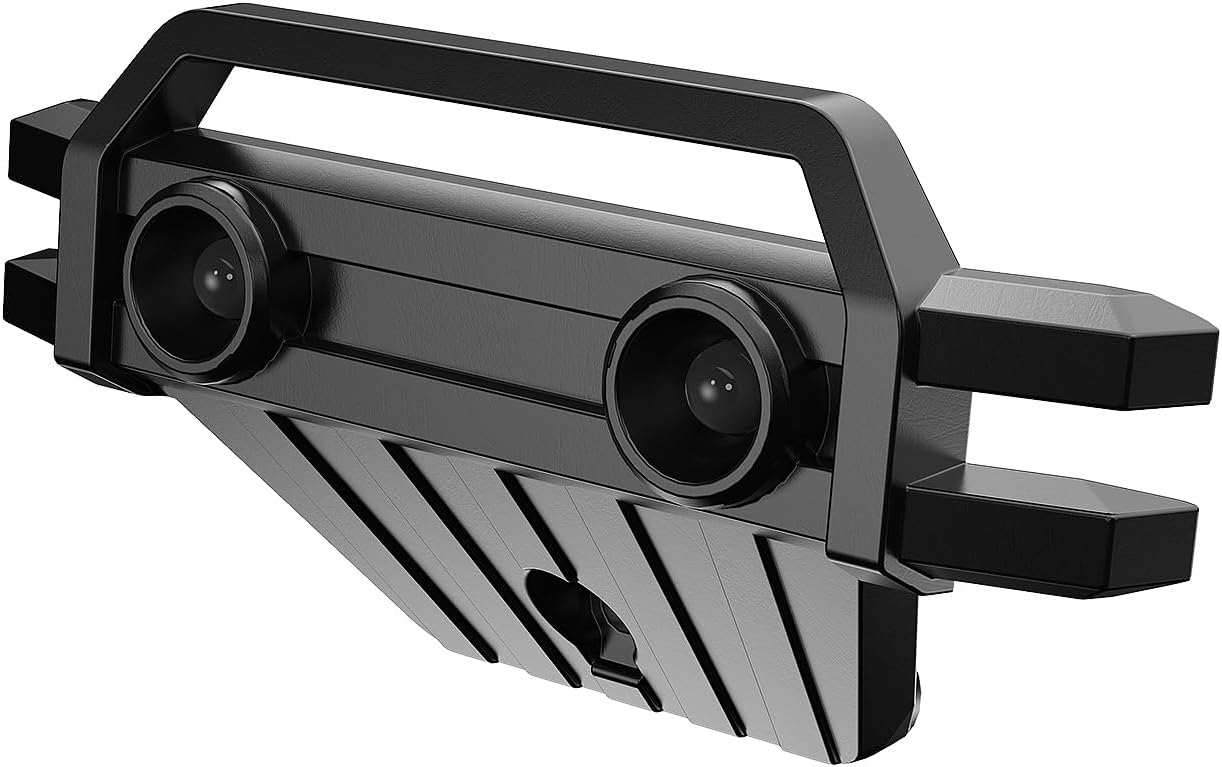 14100C 1/14 Scale RC Car Accessories Front Bumper with 3-Wire LED, Spare Parts RC Vehicle Bumpers for H14BM & 14210