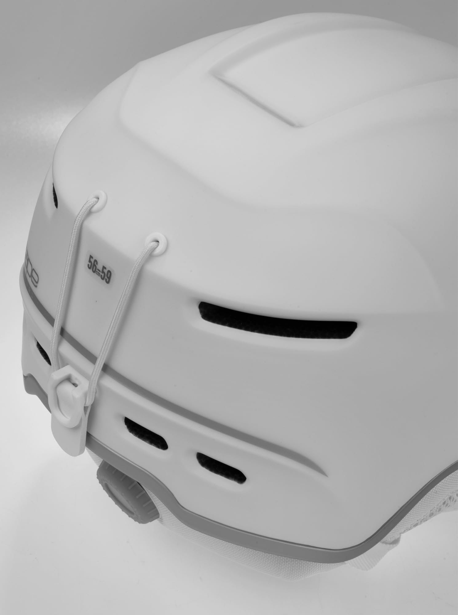 Etape Unisex-Adult Ski Helmet with Visor Skihelm, Weiß matt, 52-55