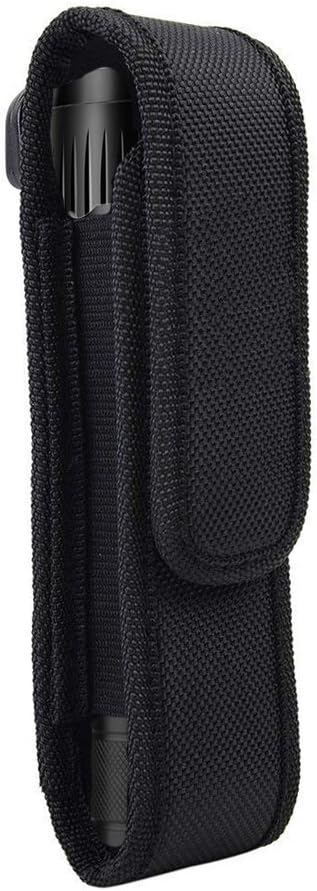 2 Pcs Flashlight Holster Pouch Holder Flash Light Belt Pouch Carry Case for 5"-7" Tactical Flashlight with Stretch Capability - Image 5