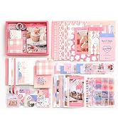 GDNK 346pcs Vintage Journal Scrapbook Pack Kit for Art Journaling ...