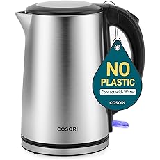 Wolf Gourmet True Temperature Electric Kettle, 1.5 Liter Capacity, WGKT100S
