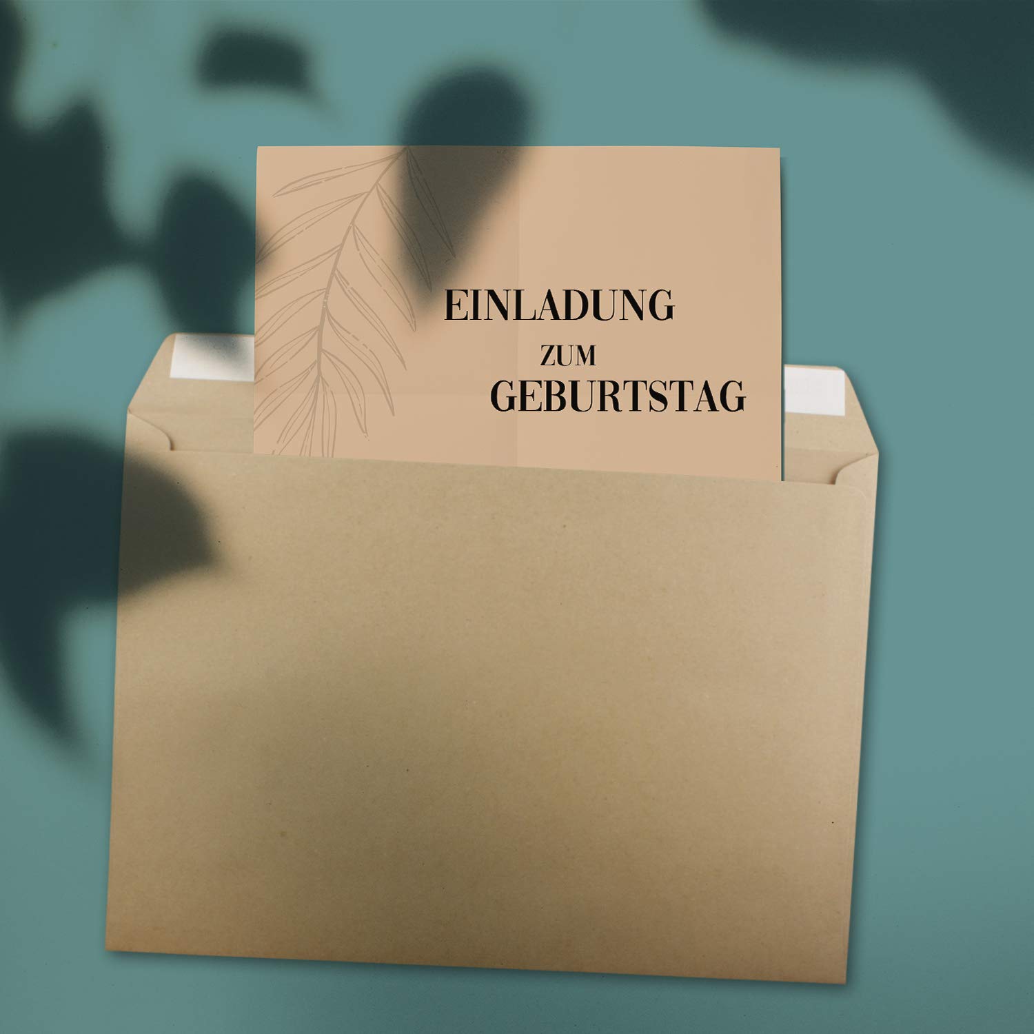 75 sobres grandes XXL DIN C4 en papel kraft color arena - 22,9 x 32,4 cm - Adhesivo sin ventana - Bolsa de envío adecuada para DIN A4