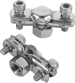 Office Chair Saver Kit 2pcs Stainless Steel M8 Tube Clamp Bracket