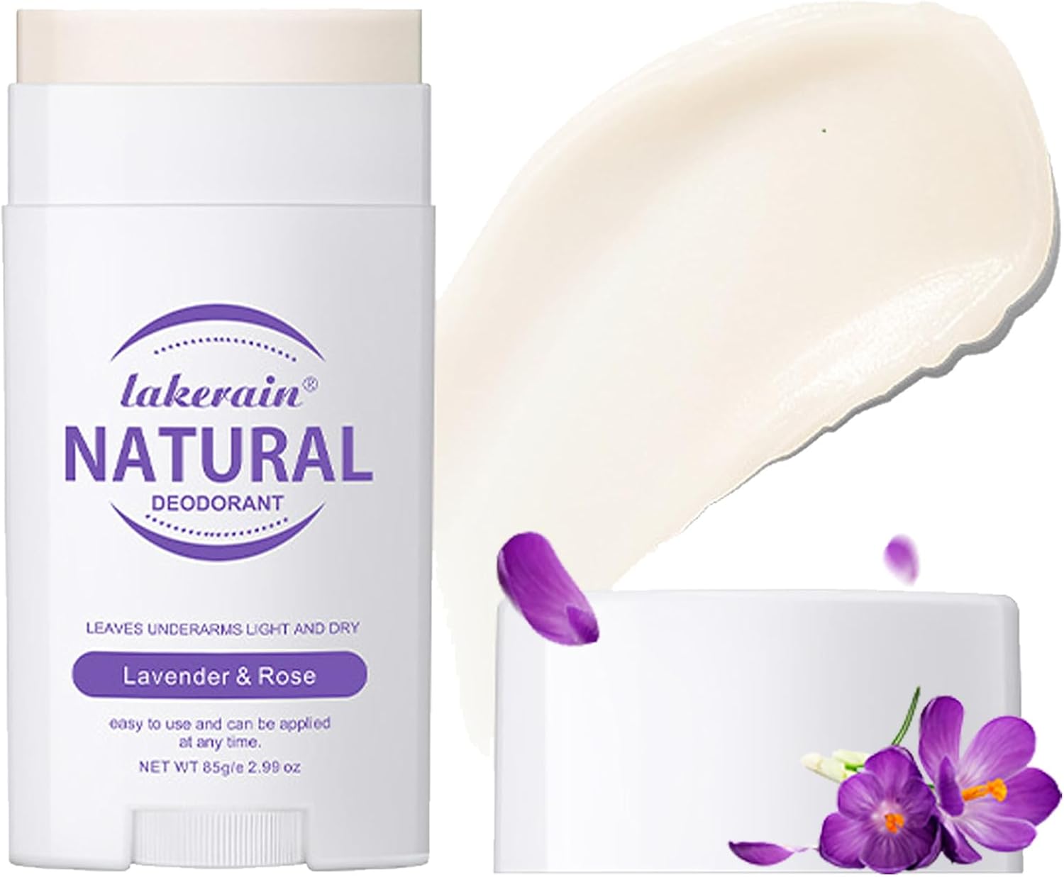 Natural Deodorant, Solid Deodorant Stick, 85g Portable Aluminium Free Deodorant for Women, Mild Long-lasting Solid Balm Lavender & Rosemary Fragrance Deodorant Stick Perfume Women Sweat Resistant Natural Deodorant, Solid Deodorant Stick, 85g Portable Aluminium Free Deodorant for Women, Mild Long-lasting Solid Balm Lavender & Rosemary Fragrance Deodorant Stick Perfume Women Sweat Resistant