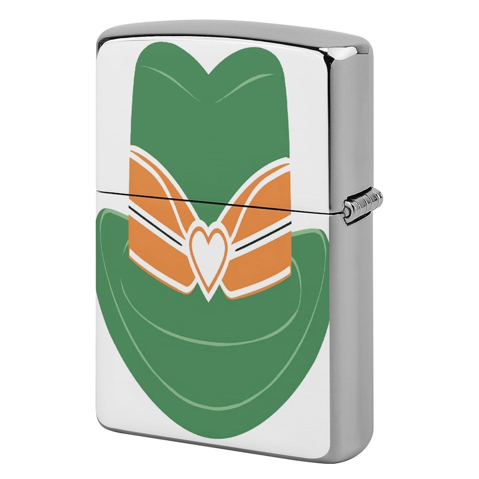 Fekiloot Style Green Cartoon Hat Lighter Case Cover Lighter Holder