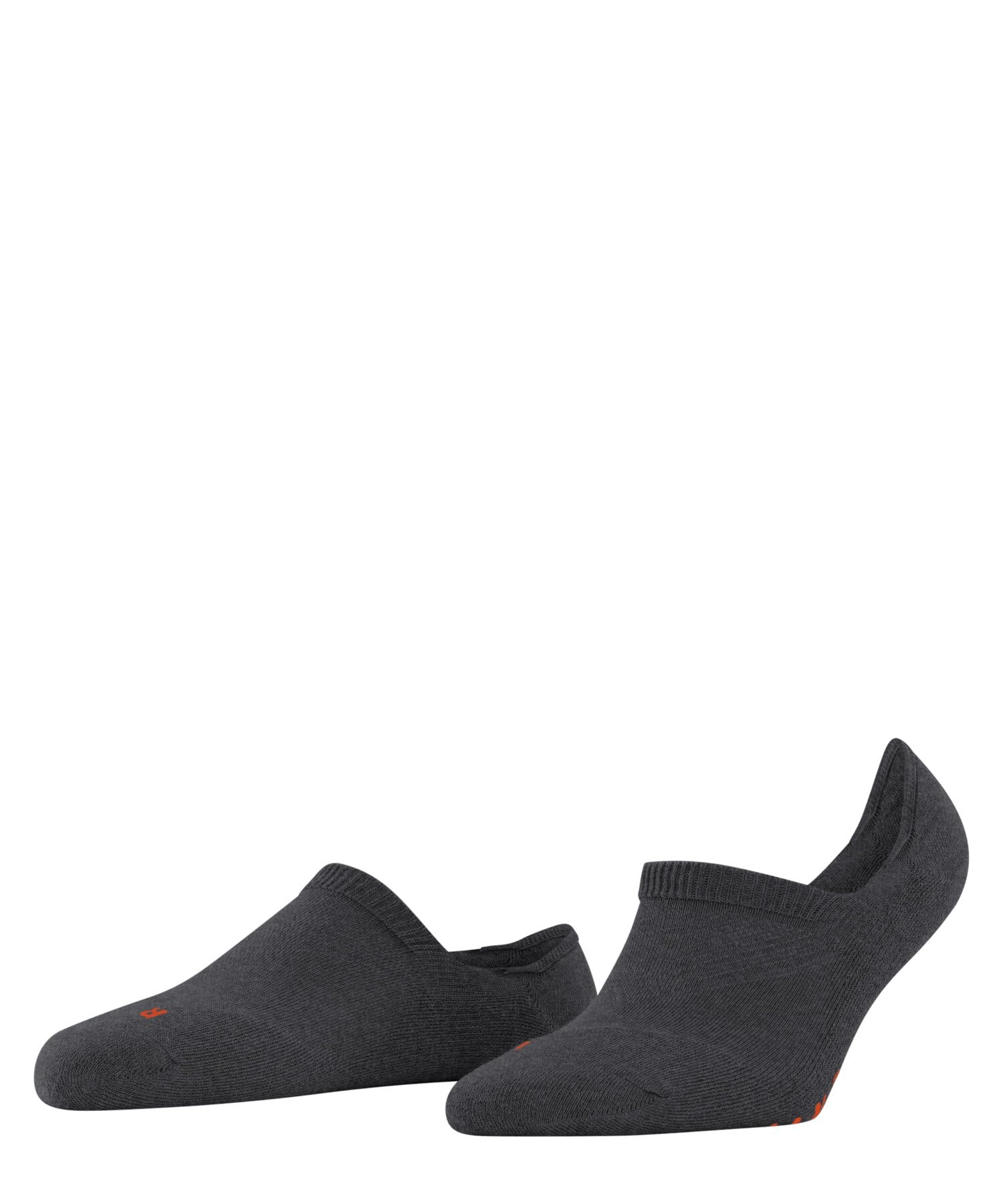 FALKE Women's Cool Kick Invisible W In Soft Breathable Quick Drying No-Show Plain 1 Pair Liner Socks, Grey Dark 3970, 5.5-7.5