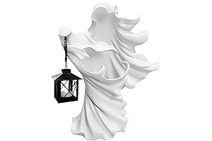 Cracker Barrel Witch: Shimmering Lantern-wielding Witch for Enchanting Halloween Decor