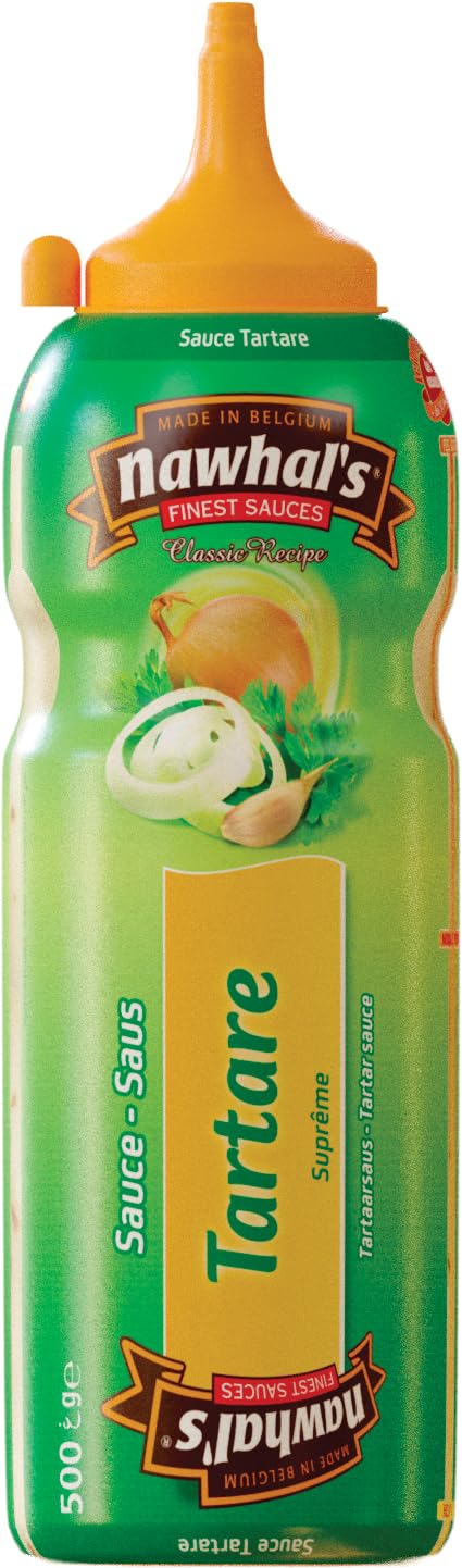 Nawhal's Tartare Supreme 500ml | Creamy Sauce with Parsley, Chives & Onions for Fish & Seafood