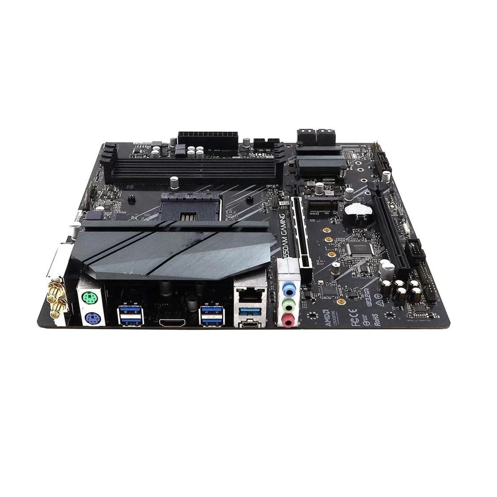 motherboard Fit For ASROCK B550AM GAMING B550 AM4 Kit Scheda Madre Supporta CPU Ryzen 5 5600X DDR4 HDMI M.2 PCIe 3.0 Micro-ATX Scheda Madre for Ufficio