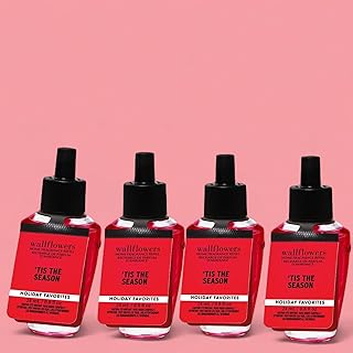Wallflowers 'Tis The Season Holiday Favorites Home Fragrance Refill, 0.8 fl oz, Pack of 4