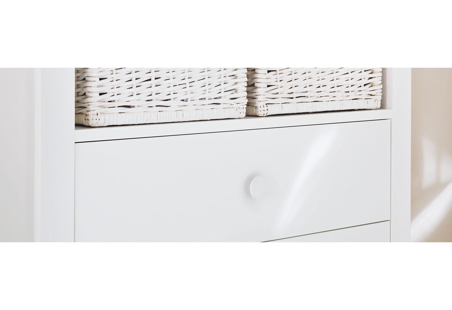 Pinolino Chambre de bébé Florentina Ensemble table à langer et lit bébé Blanc