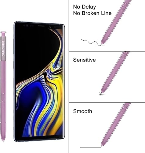 Miniatura 5 de Galaxy Note 9 Touch Stylus S Pen Reemplazo para Samsung Galaxy Note 9 (morado lavanda) todas las versiones con 5 puntaspuntas
