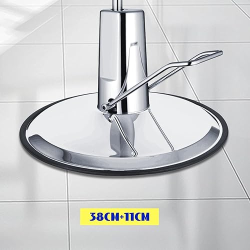 Miniatura 9 de GMSLuu Bomba hidráulica de peluquería con base para salón de belleza, bomba de repuesto hidráulica para estilista, silla de peluquería ajustable de