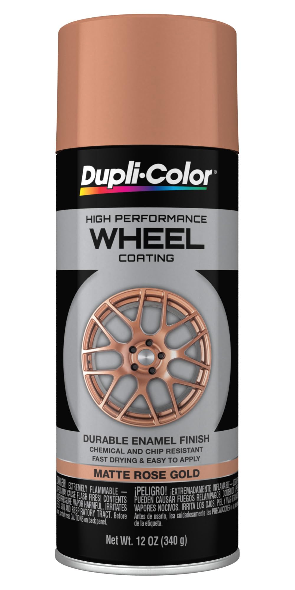 Dupli-Color Wheel Paint, Matte, Rose Gold, 12 oz