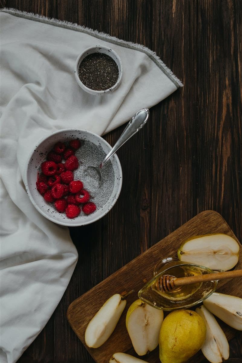 Caramanfruit Himbeeren-Frucht-Püree - 3x 1kg - angenehm fruchtiges Himbeer-Püree, Beeren frei von Farb- und Konservierungsstoffen, zur Herstellung von Sorbet, Eis, Torte, Kuchen, Cupcakes (3er)