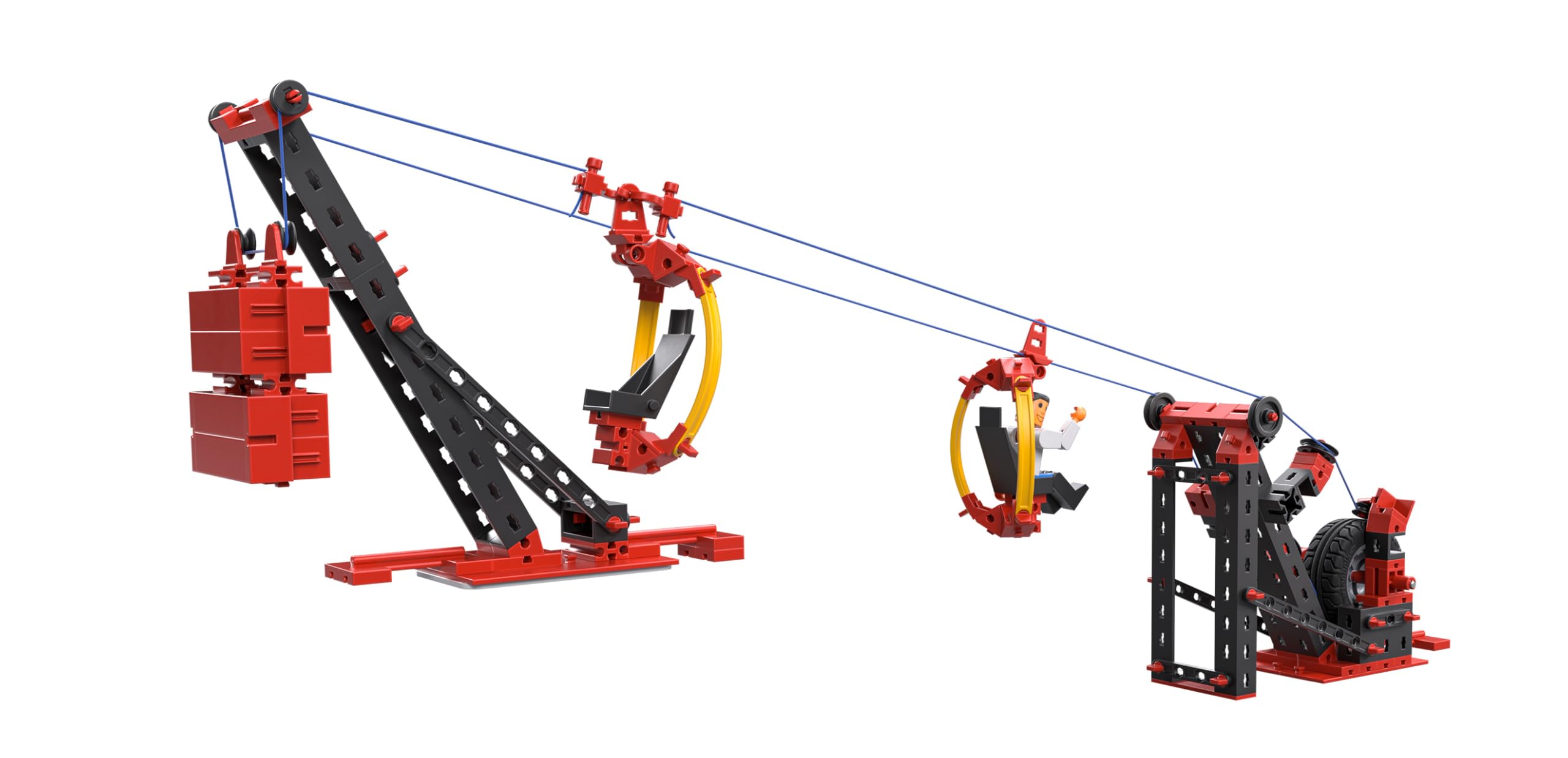 Téléphérique Pour Enfants Loggyland – Vert – Funiculaire Avec Roues – Plastique Et Caoutchouc