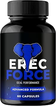 ErecForce Supplement Capsules, Advanced ErecForce Natural Pills, Maximum Strength, All Natural Performance, Stamina & Energy Support, Erec-Force Overall Health & Wellness Support Reviews 60 Capsules