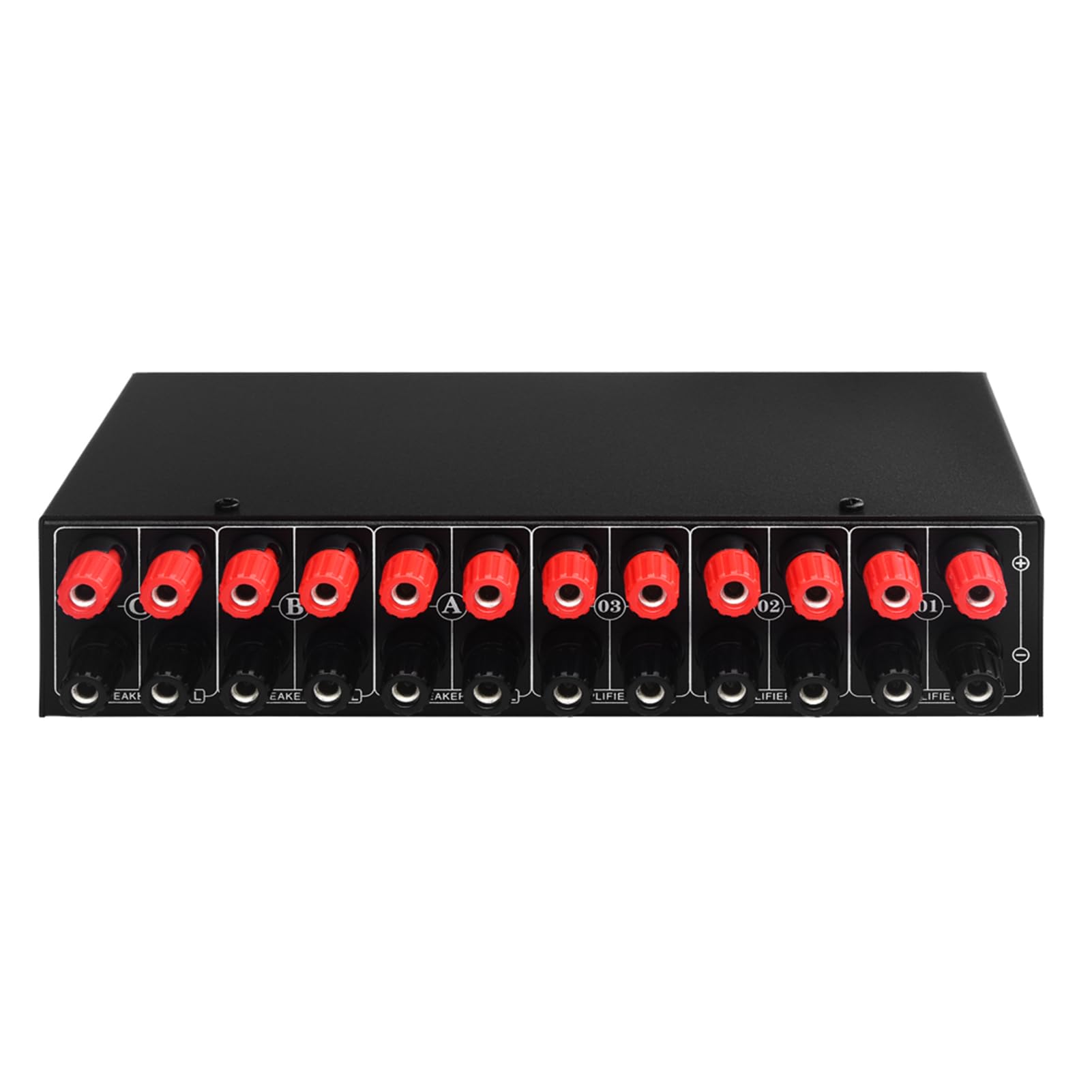 Irfora Przełącznik Głośnikowy 3 Wejścia 3 Wyjścia do Systemów Audio,