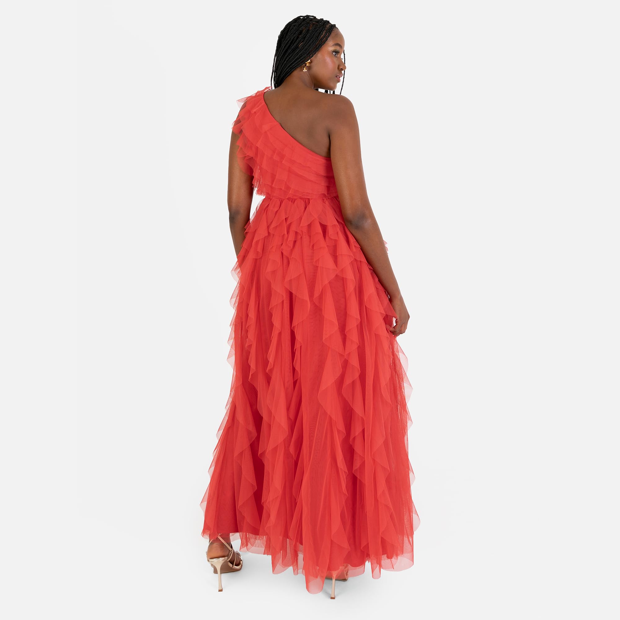 Anaya with Love Abito Maxi da Donna, Senza Maniche, A Forma di Cascata, Linea A-Line, da Sposa, per Il Ballo di Fine Anno NAN