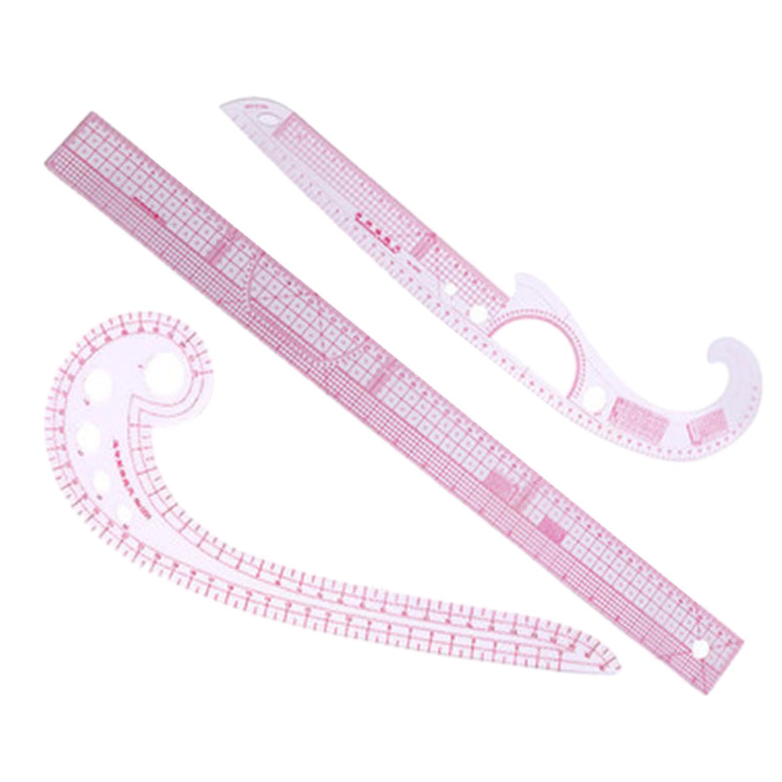 drburpily Sewing Rulers Set Dressmaking Ruler Made of Durable Plastic for Garment Clothes Making Garment Dressmaking Ruler is Made of Durable Plastic Sewing Rulers Set Curve Drawing