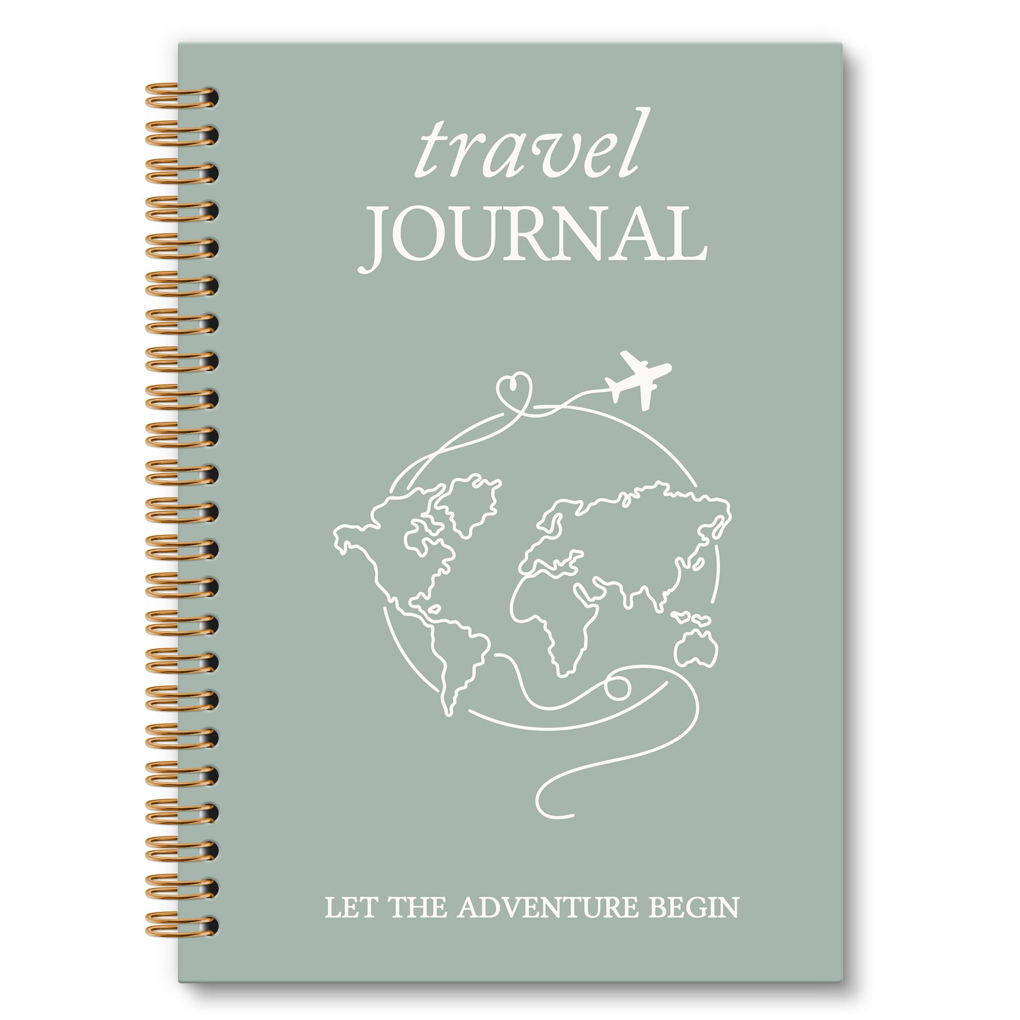 Cuaderno de regalo de viaje, diario de viaje para mujeres, cuaderno de viaje en espiral, diario de aventura, cuaderno de viaje para viajeros, mujeres y hombres, regalos de viajero, 6 x 8.2