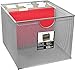 Greenco 3922 Mesh Office File Organizer Storage Box with Side Hanging Rails – Silver (2 Pack)
