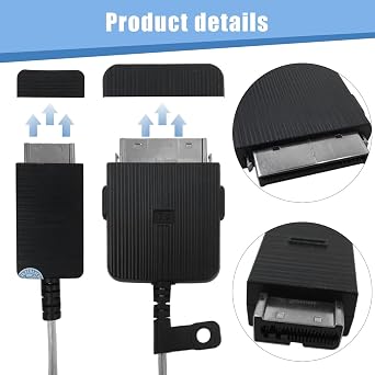 XSPANDER Updated 5m /16.4ft BN39-02470A TV Connect Cable Fit for Samsung The Frame QLED 4K Smart TV One Invisible Connect Cord Compatible Connect Box Model BN96-54413V, BN44-01066B
