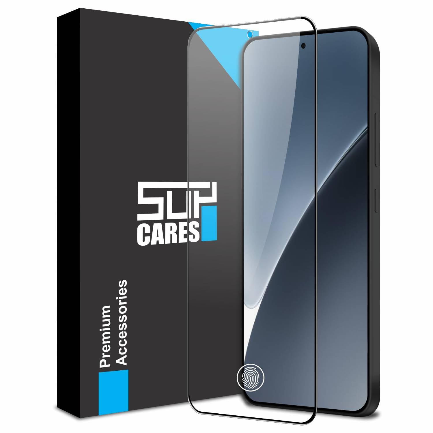 SupCares Tempered Glass for Xiaomi Mi 15 (6.36 Inch) With Installation Kit | Military-Grade Gorilla Screen Protector | Edge to Edge Coverage | Black-picture-28