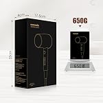 Avanzada Diffuser Hair Dryer, Blow Dryer with Diffuser for Curly Hair | Ionic Care, 450g Compact Design, Cool Shot, Concentrator, Secure Snap-on Diffuser and 4-layer Intake Filter