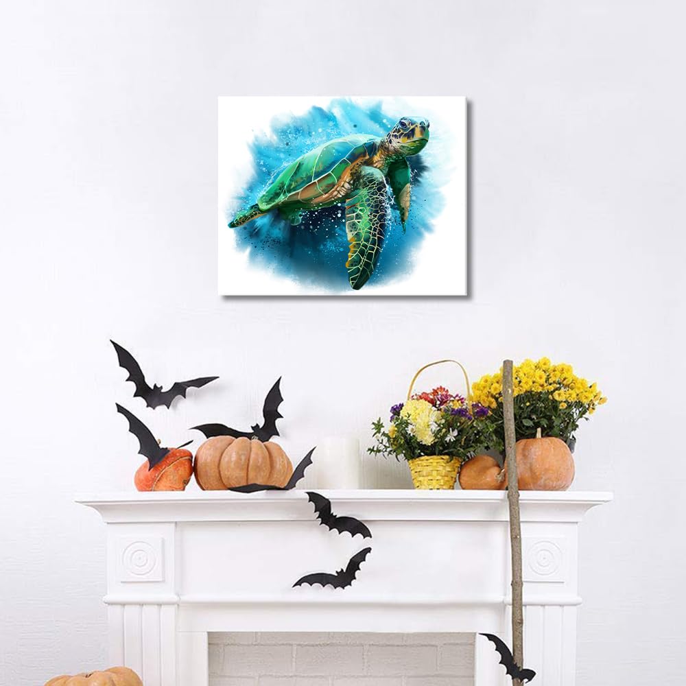 Malen Nach Zahlen Kit - Mondsee Und Attersee Motiv Auf Leinwand (20x30cm)