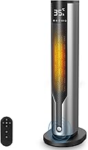 (Motion Sensor x Eco Automatic Adjustment) Ceramic Heater, Oscillating, Ceramic Fan Heater, 800 W/1200 W, Electric, Foot Heating Equipment, Energy Saving, 10 tatami mats, Remote Control, 1-12 H Timer