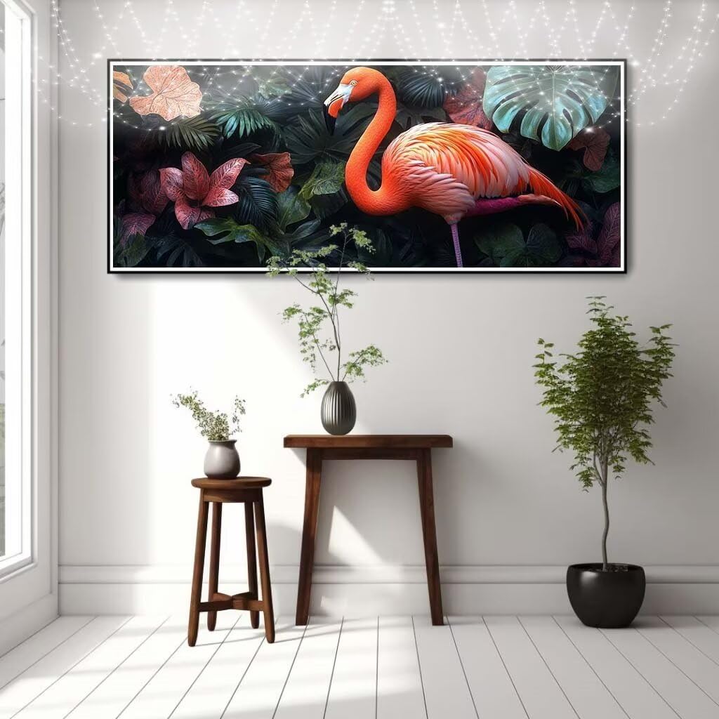 Malarstwo diamentowe 5D "zrób to sam" dla dzieci, krajobraz, obraz diamentowy (60 x 120 cm), tworzenie mozaiki według liczb, zestaw do malowania krzyżykowego, dla dorosłych, do dekoracji domu