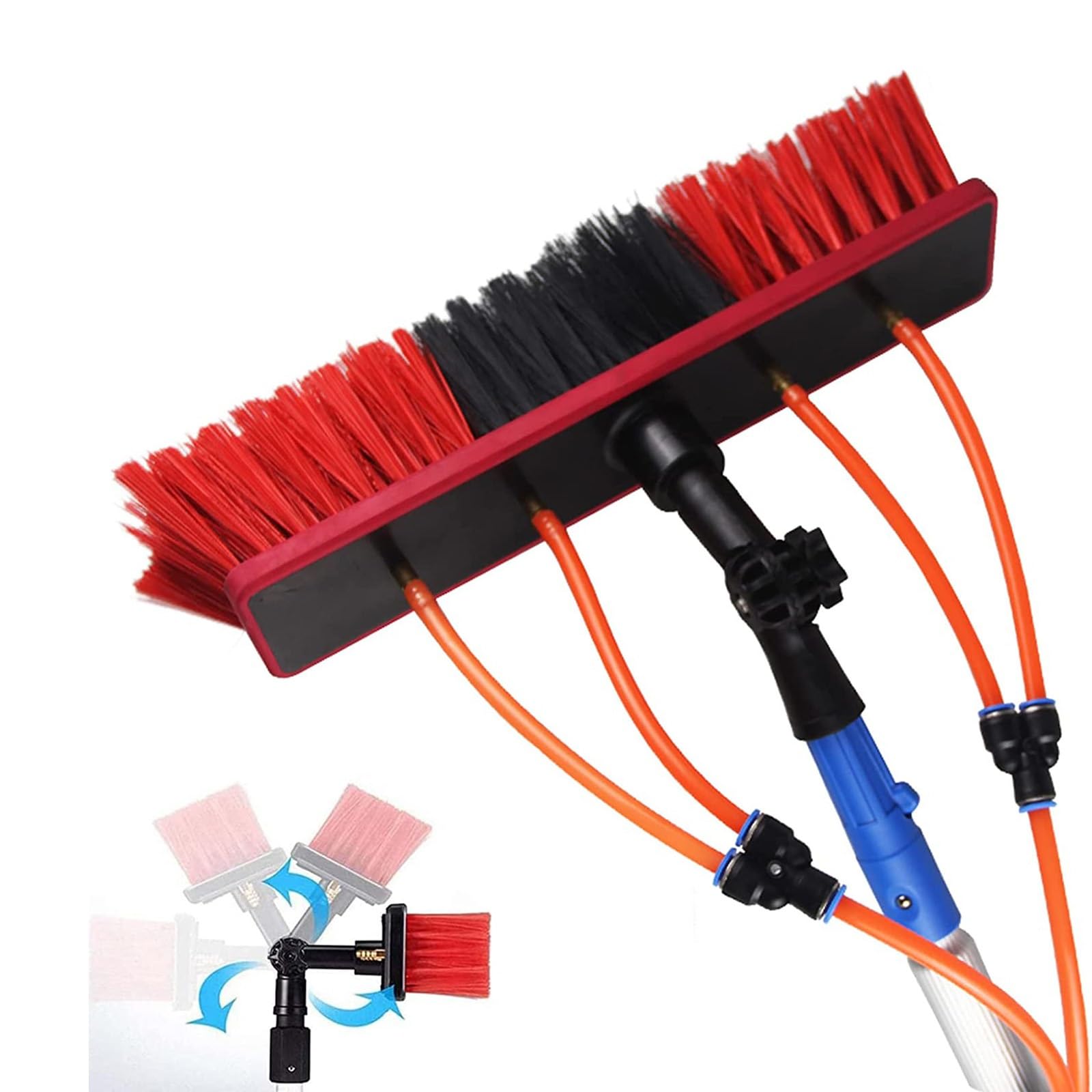 Nettoyeur de panneau photovoltaïque extensible 3-10m pour toit
