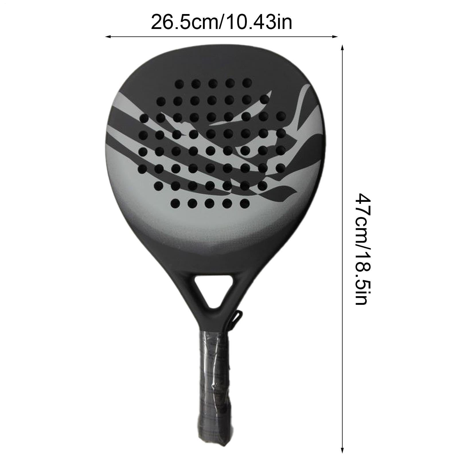 Racchette da Pickłeball - Racchetta da Padeļ | 18,5 Pollici | Attrezzature Sportive Resistente agli Urti | Set di Paddle Ergonomiche per Esterni - per Adulti Donne, Uomini, Principianti, Insegnante