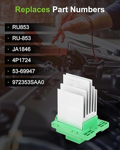 Miniatura 933 de SCITOO Resistencia de motor de ventilador HVAC para 2008-2013 para Chrysler 300/2008-2016 para Town & Country/2008-2010 para Dodge Charger/2008-2018