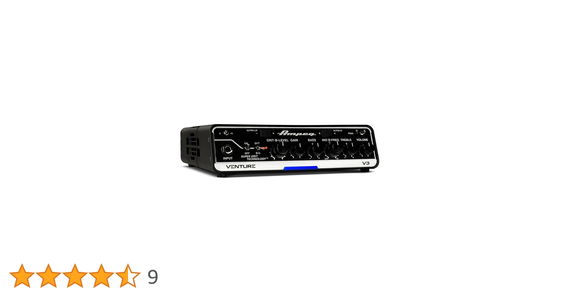 ampeg VENTURE V3 300-Watt ベースヘッドアンプ Ampeg Venture V3 300-watt Bass Head | Sweetwater
