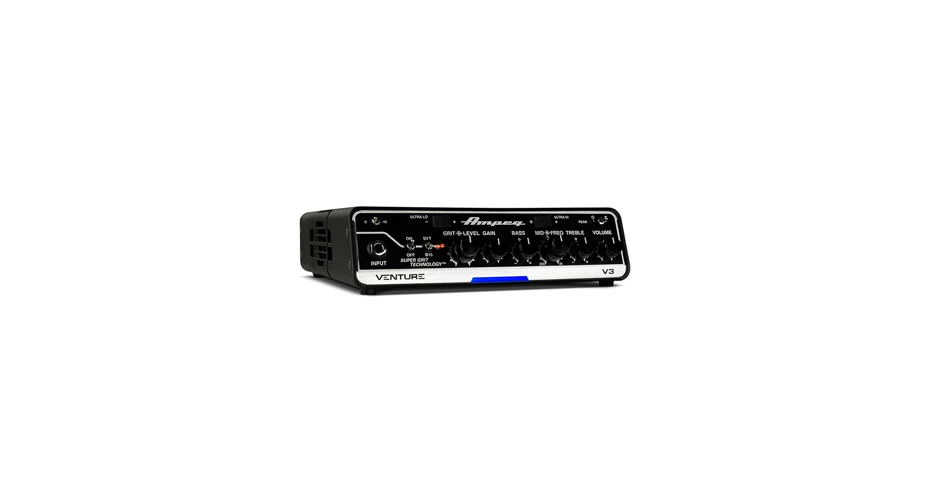 Ampeg V3 300Wベース用ヘッドアンプ Ampeg Venture V3 300-watt Bass Head | Sweetwater