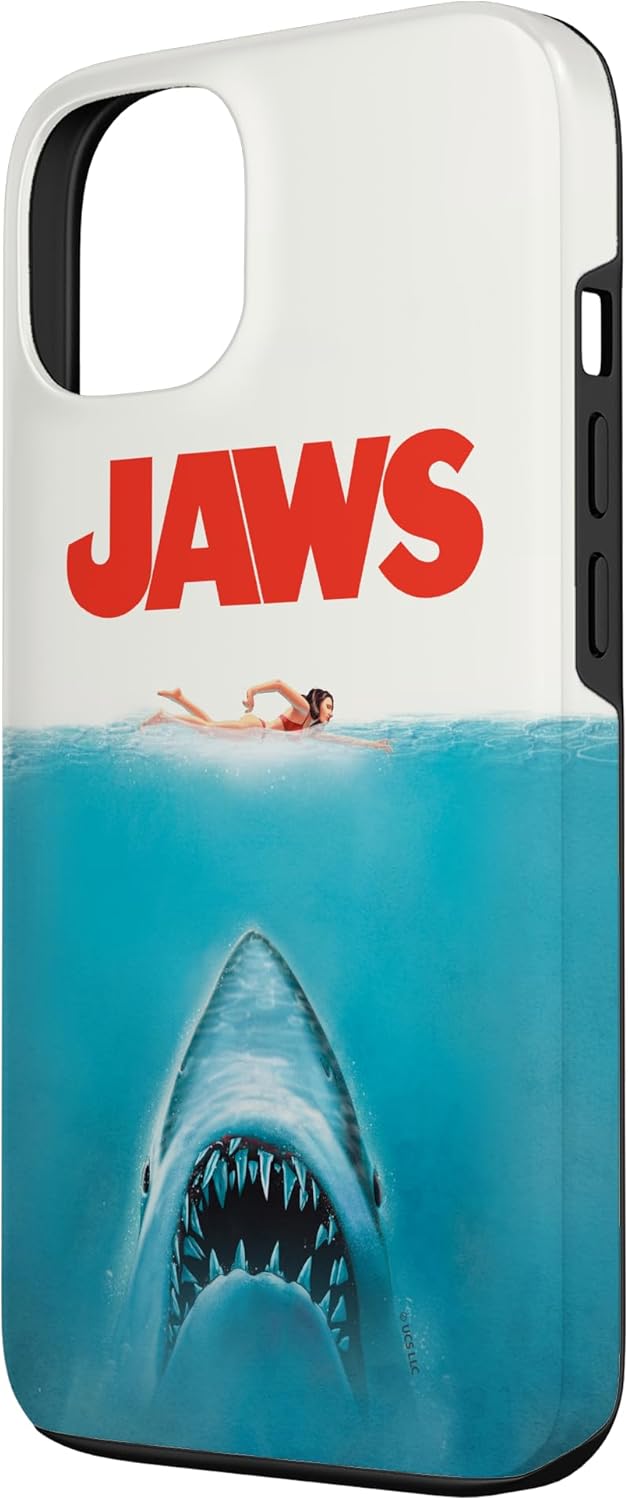 Jaws 50th Anniversary Poster Classic Front & Back Case for iPhone 13 - Image 2