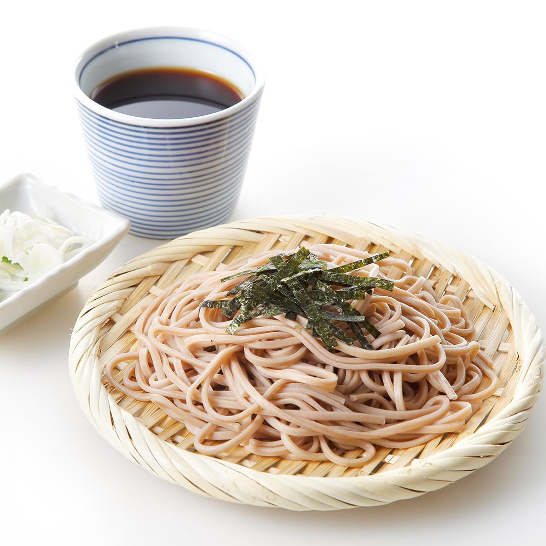 TIKUSAN Bamboo Round Zaru Basket Colander for Soba Udon and Noodles (10.6" (27cm)), Beige - Image 2