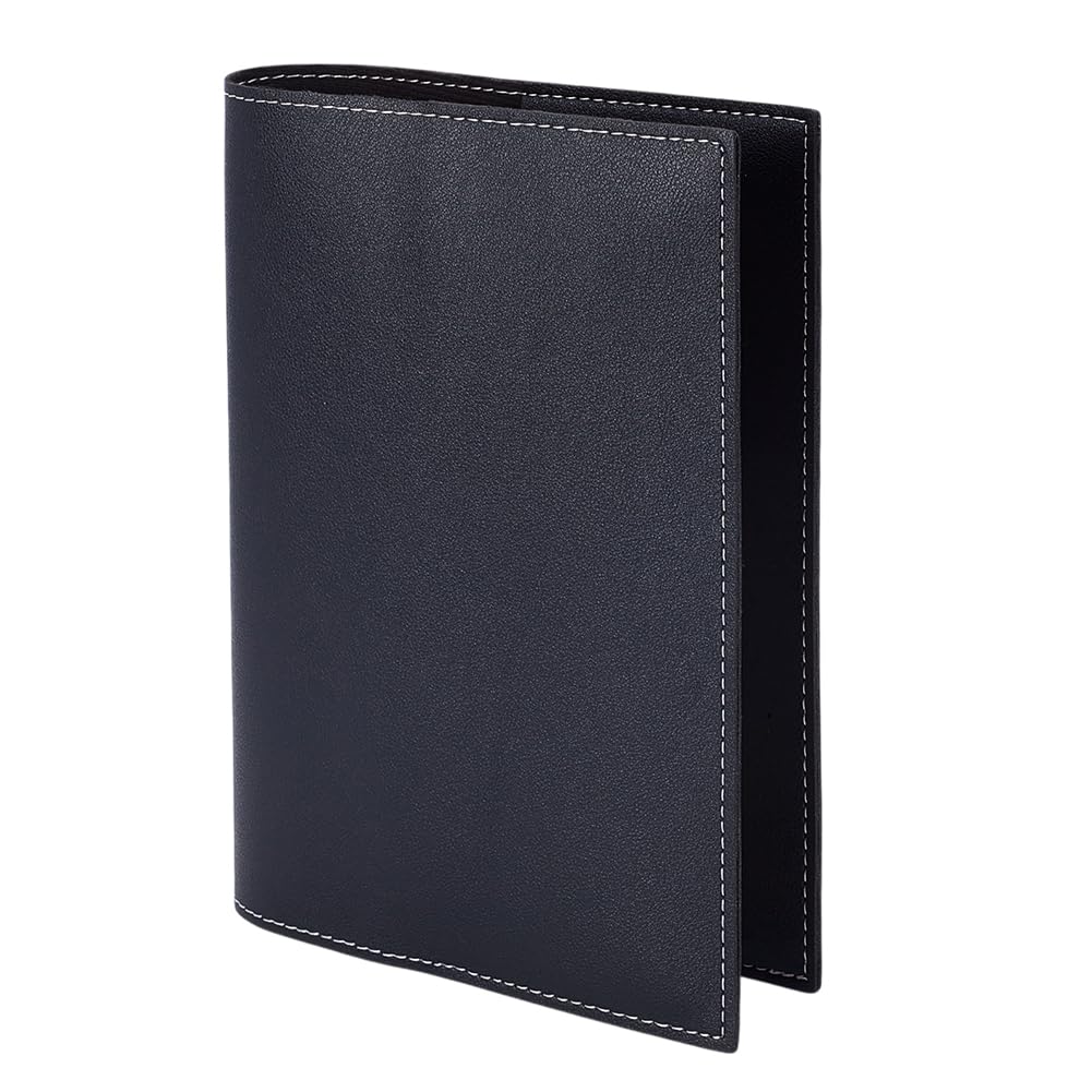 WEBEEDY A5 Leather Journal Book Cover Refillable PU Leather Handmade Notebook Cover Vintage Book Protector for A5 Hardcover Sketchbook Travelers Writers Book Lovers Gifts Back to School, 15x21cm