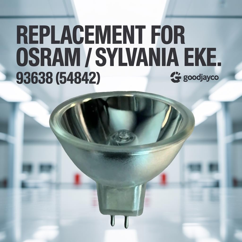 Ten Pack - Replacement for Osram/Sylvania EKE 93638 (54842) – EKE MR16 GX5.3 150W 21V Halogen Lamp Bulb (10 Pack)