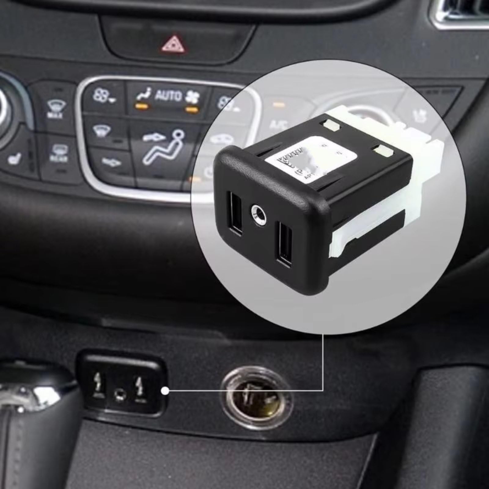 Sostituzione porta USB AUX per connettore presa di ricarica per lettore auto 13519224 13509942 13510854 USB Autoveicoli