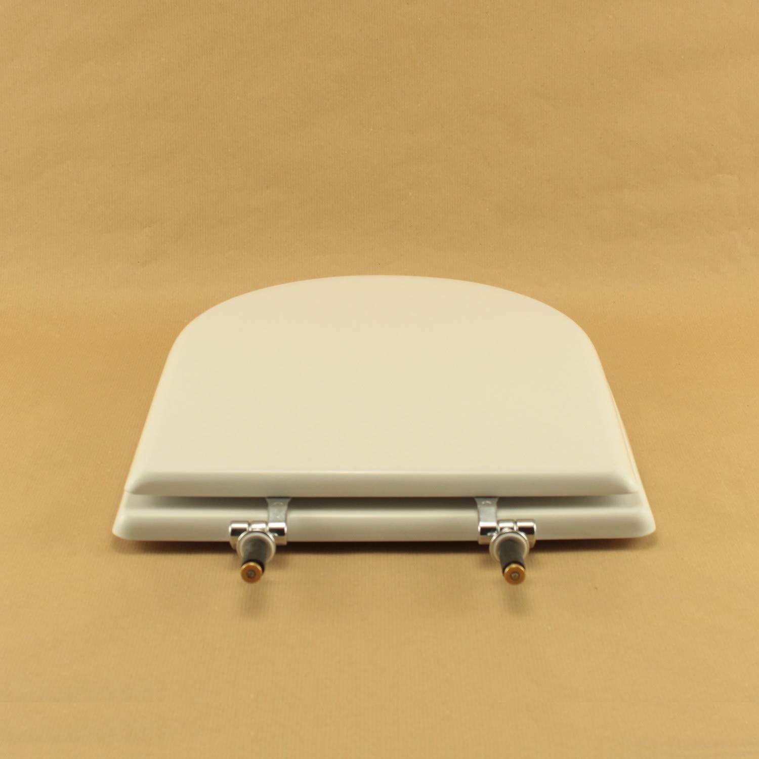 Copriwater Dolomite ALPINA-QUADRARCO BIANCO Cerniera Cromo-Sedile-Asse Wc