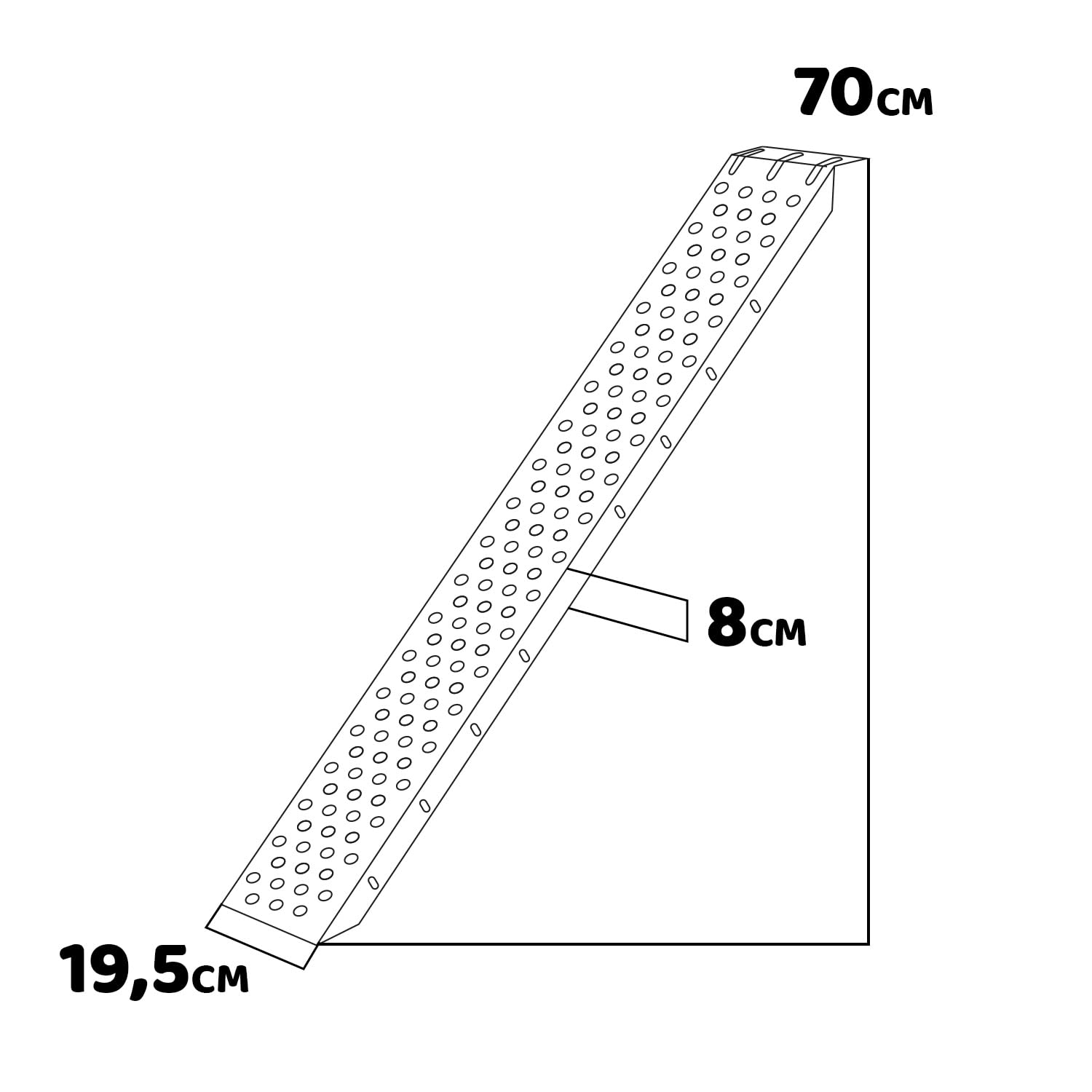 BOUDECH - Taurus 600 - Coppia di rampe da carico in acciaio 600Kg