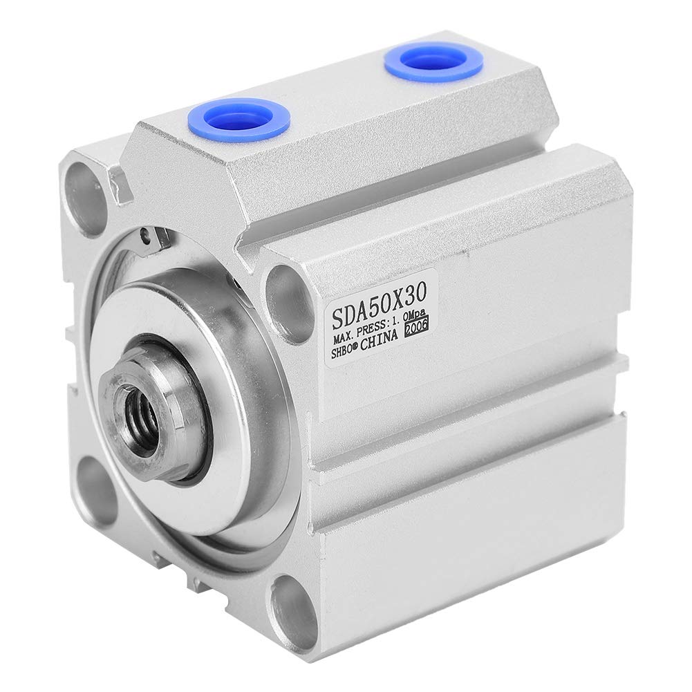 Cylindre pneumatique SDA50X30 de haute précision en acier inoxydable