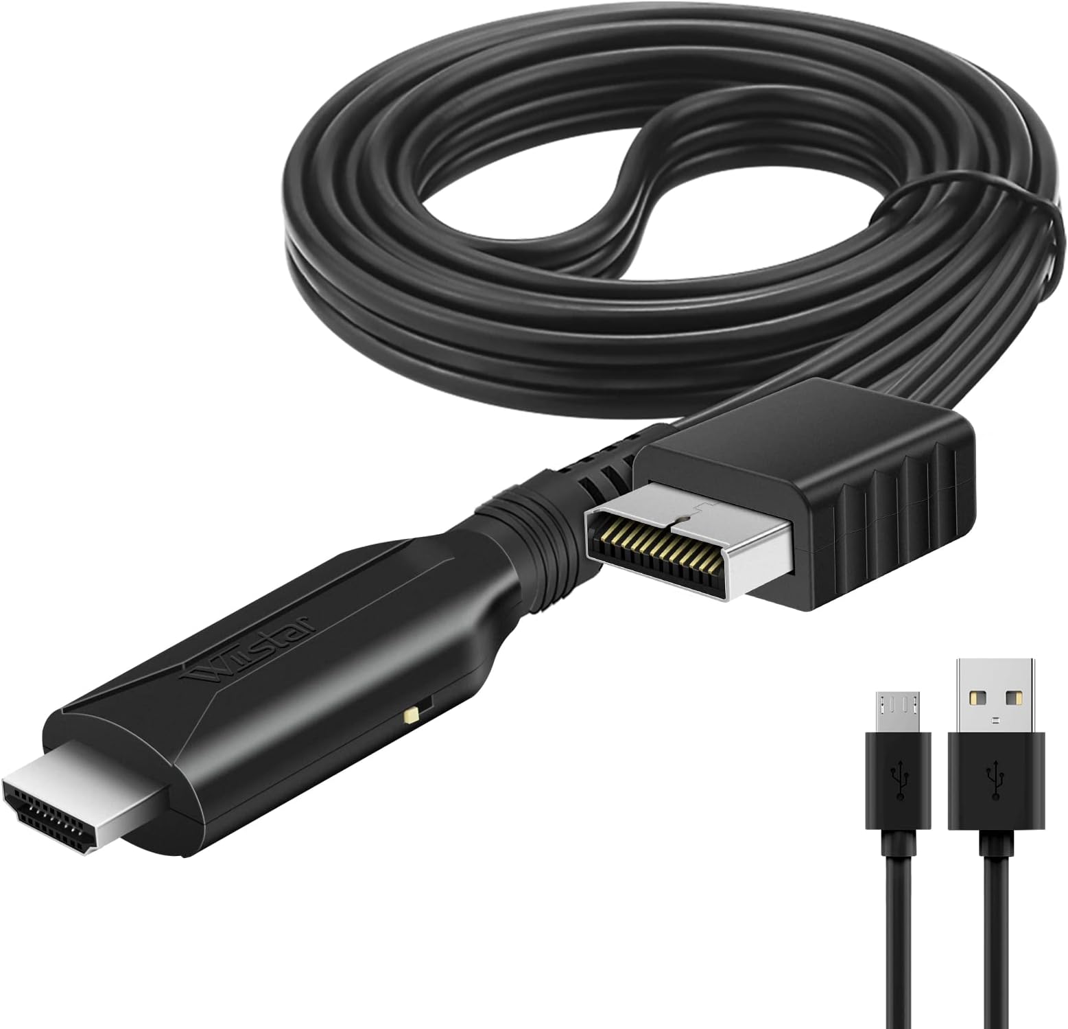 1m/3.2ft PS2 to HDMI Converter Cable for HDTV & HDMI Monitor, Supports All PS2 Display Modes