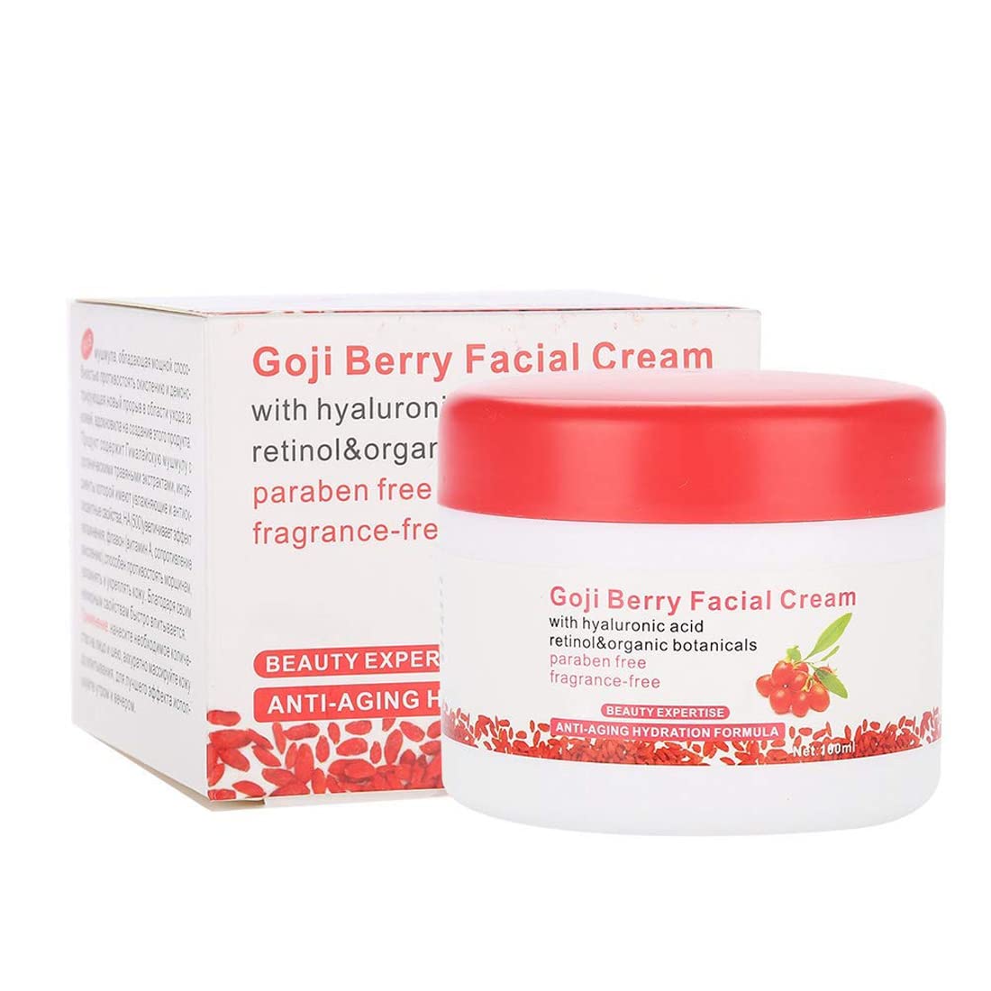 Digitalzap Goji Berry Cream - Anti-Aging Moisturizer with Natural Extracts for Radiant Skin | Anti-Aging Moisturizer with Goji Extract | Face Brighitening & Whitening Cream |100 ml